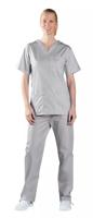 Work in Style Smart Scrub V-Neck Scrub Top PGrey 3XL 434NPH/PGRY/3XL