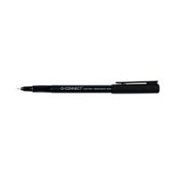 Q-Connect OHP Pen Permanent Fine Black (Pack of 10) KF01068