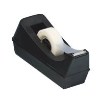 Q-Connect Plastic Tape Dispenser for 19mmx33m Tape Non Slip Base Black KF01294