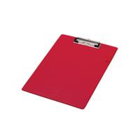 Q-Connect PVC Single Clipboard Foolscap Red KF01298