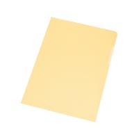 Q-Connect Cut Flush Folder A4 Yellow (Pack of 100) KF01487