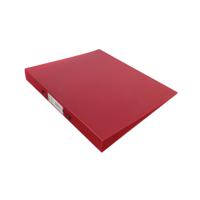 Q-Connect 2 Ring Binder Frosted A4 Red KF02482