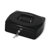 Q-Connect Cash Box 10 Inch Black KF02603