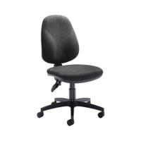 Arista Aire High Back Operator Chair 700x700x970-1100mm Charcoal KF03457