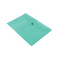 Q-Connect Polypropylene Document Folder A4 Green (Pack of 12) KF03597