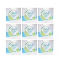 2Work Recycled Toilet Roll 2-Ply 200 Sheets (Pack of 36) KF03809