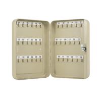Q-Connect Key Cabinet 36 Key Fobs 180x250x60mm Pearl Grey KF04272