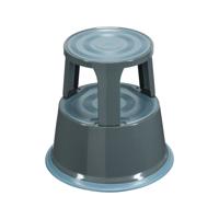 Q-Connect Metal Step Stool Dark Grey KF04846