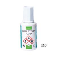 Q-Connect Correction Fluid 20ml (10 Pack) KF10507Q