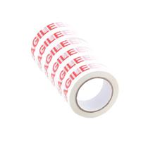 Q-Connect Printed Fragile Tape Self Adhesive BOPP 48mmx66m (Pack of 6)