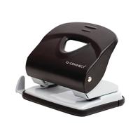 Q-Connect Standard Duty Metal Desk Hole Punch Black KF14220