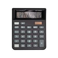 Q-Connect 12 Digit Table Top Calculator Medium Black KF19065