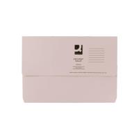 Q-Connect Document Wallet Foolscap Buff (Pack of 50) KF23010