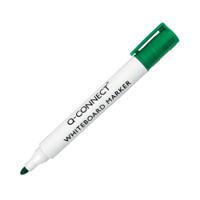 Q-Connect Drywipe Marker Pen Green (10 Pack) KF26009