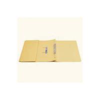 Q-Connect Transfer Pocket File 38mm Capacity Foolscap Yellow (Pack of 25) KF26099