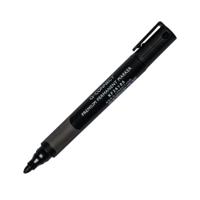 Q-Connect Premium Permanent Marker Pen Bullet Tip Black (Pack of 10) KF26105