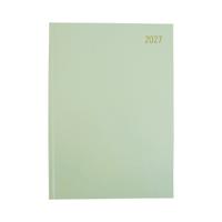 Desk Diary 2 Page Per Day A4 Sage Green 2027 FS669430
