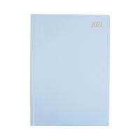 Desk Diary 2 Page Per Day A4 Soft Blue 2027 FS669360