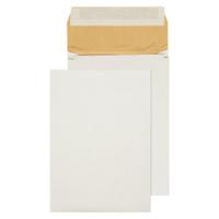 Q-Connect Padded Gusset Envelopes B4 353x250x50mm Peel and Seal White (100 Pack) KF3532