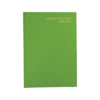 Academic Diary Week To View A4 Lime Green 2026-2027 FS669183