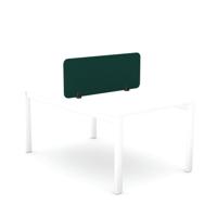 Serrion PET Desk Mounted Straight Top Acoustic Screen 1190x400mm Green KF70120