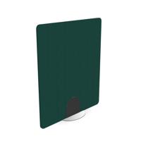 Serrion PET Freestanding V-Groove Acoustic Screen 1200x1400mm Green KF70138