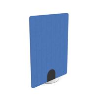 Serrion PET Freestanding V-Groove Acoustic Screen 1200x1600mm Blue KF70140