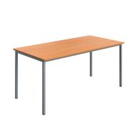 Serrion Multipurpose Table 1400x800x730mm Beech/Silver KF800226