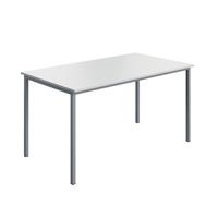 Serrion Multipurpose Table 1400x800x730mm White/Silver KF800294