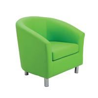 Jemini Tub Polyurethane Armchair Lime KF70354