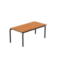 Titan Crush Bent Frame Table 1100x550x460mm Beech/Black KF70448