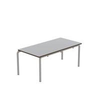 Titan Crush Bent Frame Table 1100x550x460mm Grey KF70451