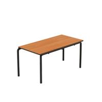 Titan Crush Bent Frame Table 1100x550x530mm Beech/Black KF70456