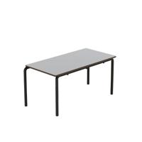 Titan Crush Bent Frame Table 1100x550x530mm Grey/Black KF70458