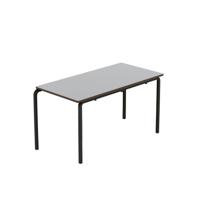 Titan Crush Bent Frame Table 1100x550x590mm Grey/Black KF70466