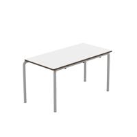Titan Crush Bent Frame Table 1100x550x590mm White/Grey KF70471
