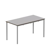 Titan Fully Welded Frame Table 1200x600x640mm Grey KF70475