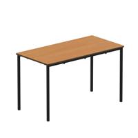 Titan Fully Welded Frame Table 1100x550x460mm Beech/Black KF70480