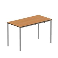 Titan Fully Welded Frame Table 1100x550x460mm Beech/Grey KF70481