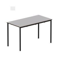 Titan Fully Welded Frame Table 1100x550x460mm Grey/Black KF70482