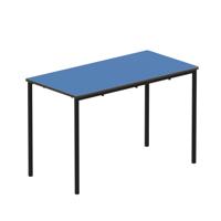 Titan Fully Welded Frame Table 1100x550x460mm Blue/Black KF70484