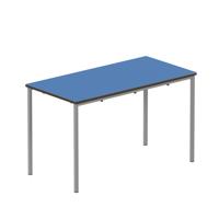 Titan Fully Welded Frame Table 1100x550x460mm Blue/Grey KF70485