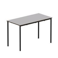 Titan Fully Welded Frame Table 1100x550x530mm Grey/Black KF70490