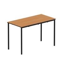 Titan Fully Welded Frame Table 1100x550x590mm Beech/Black KF70496