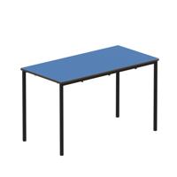 Titan Fully Welded Frame Table 1100x550x590mm Blue/Black KF70500