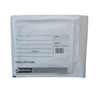 GoSecure Bubble Envelope Size 5 Internal Dimensions 205x245mm White (Pack of 100) KF71450