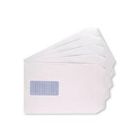 Q-Connect C5 Envelopes Window Pocket Self Seal 100gsm White (Pack of 500) 9007500