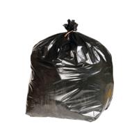 2Work Heavy Duty Refuse Sack Black 100L 35gsm (Pack of 200) KF73376