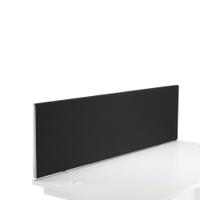 First Desk Mounted Screen 1400x25x400mm Special Black KF74839