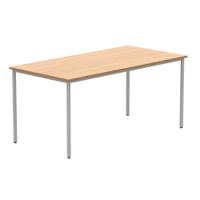 Astin Rectangular Multipurpose Table 1600x800x730mm Norwegian Beech/Silver KF77735